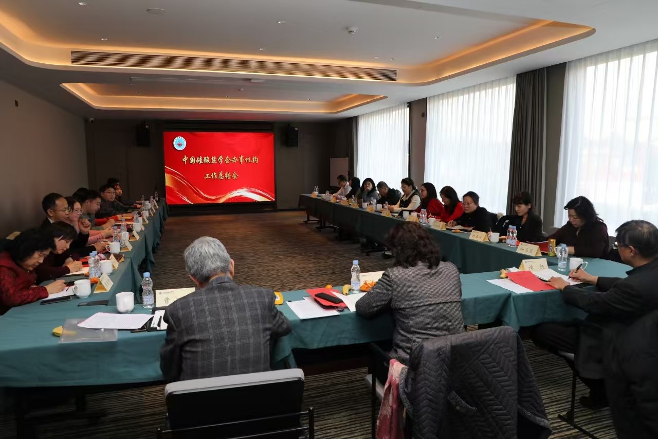 中国硅酸盐学会2024年工作总结会在京召开